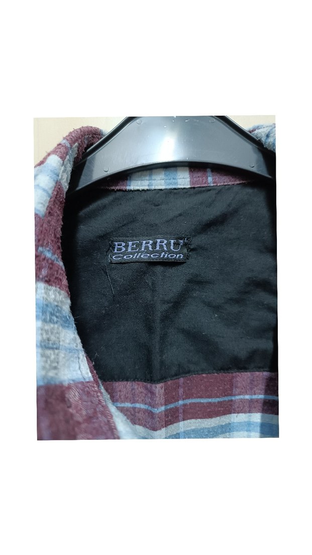 Bordo Gömlek - Görsel 2