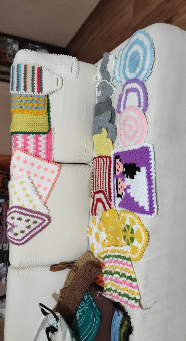 Renkli Çoklu çeyizlik banyo lifi - Görsel 2