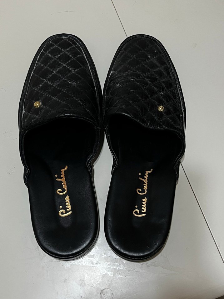 Siyah Kemerli Erkek Ev Terliği - Görsel 2