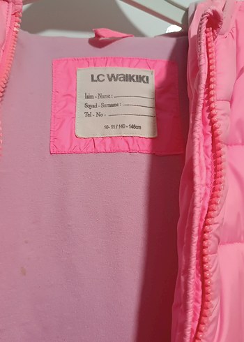 Kız Çocuk Pembe Fermuarlı Mont - Görsel 5