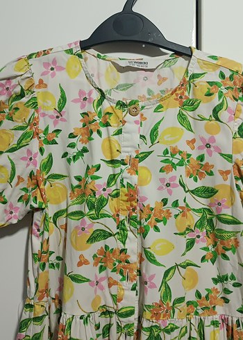 Çiçek Desenli Bohem Kız Elbisesi - Görsel 2