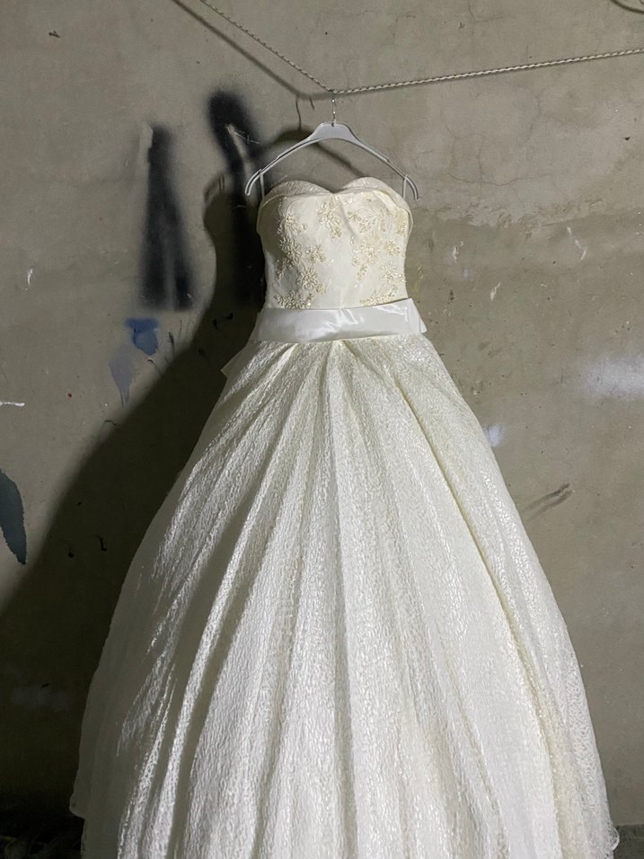 Straplez Mini Vintage Prenses Gelinlik - Görsel 2