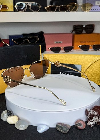 Kahverengi Fiyonklu Kadın Güneş Gözlüğü - Görsel 2