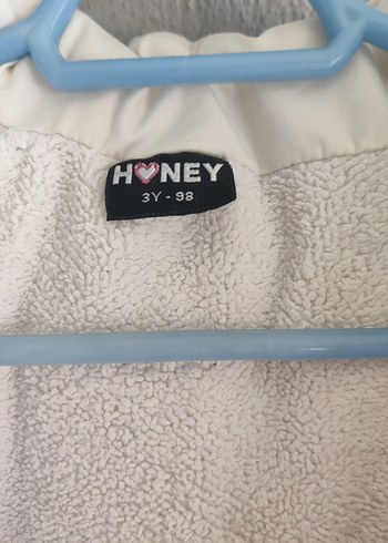 Kız Çocuk Beyaz Fermuarlı Streetwear Mont - Görsel 3