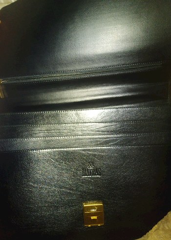 Klasik Siyah Erkek Evrak Çantası - Görsel 3