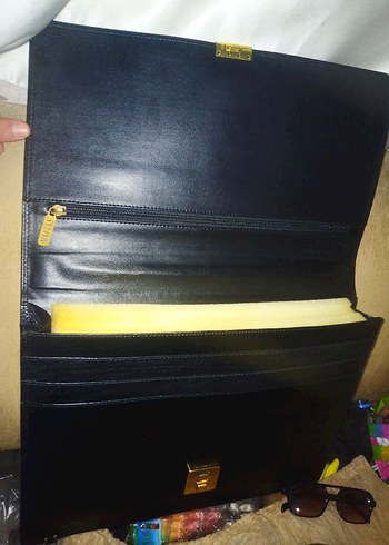 Klasik Siyah Erkek Evrak Çantası - Görsel 2