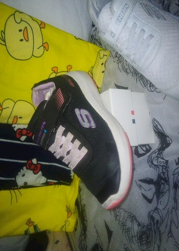 Kız Çocuk Pembe Baskılı Spor Ayakkabı - Görsel 3