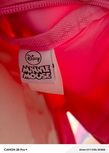 Pembe Minnie Mouse Desenli Çocuk Okul Çantası - Görsel 3