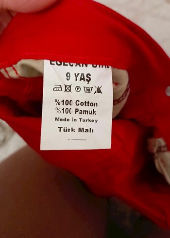 Kızlar için renkli baskılı pamuklu bol kesim kapri pantolon - Görsel 6