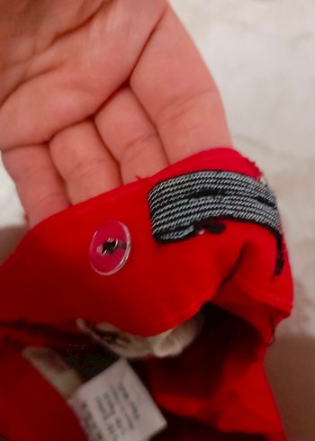 Kızlar için renkli baskılı pamuklu bol kesim kapri pantolon - Görsel 5