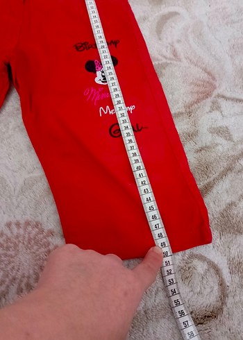 Kızlar için renkli baskılı pamuklu bol kesim kapri pantolon - Görsel 3