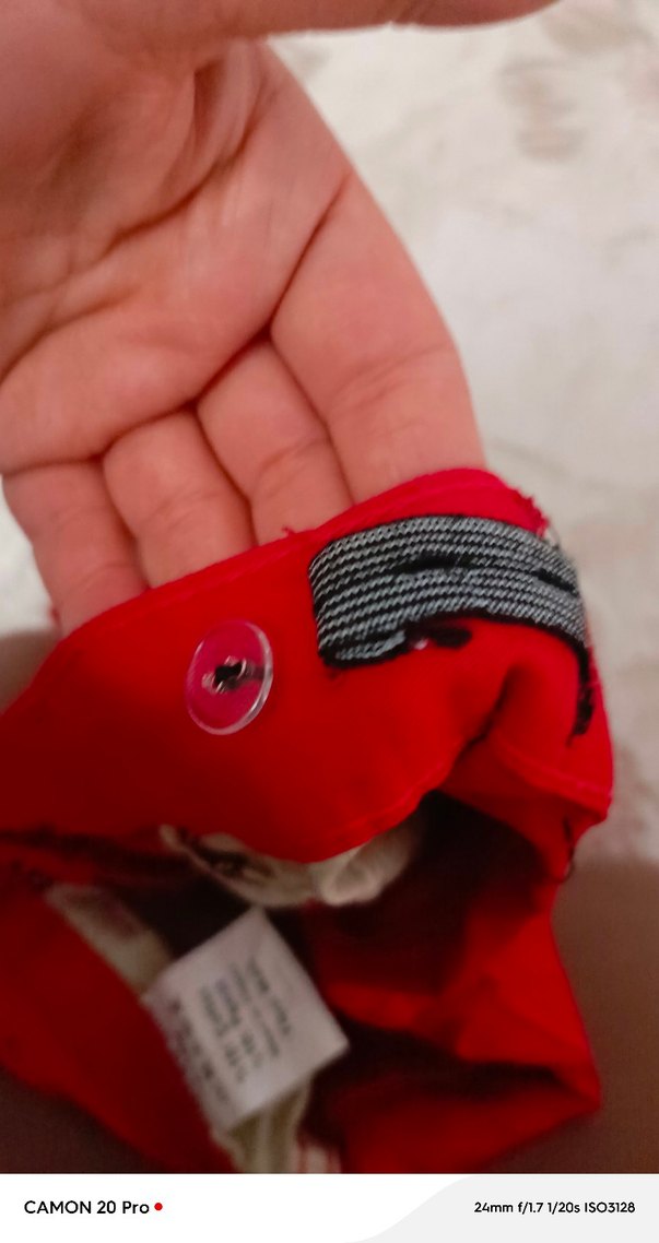 Kızlar için renkli baskılı pamuklu bol kesim kapri pantolon - Görsel 5