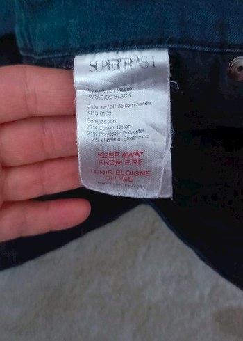 Kadın siyah Normal Kesim Denim Pantolon - Görsel 4