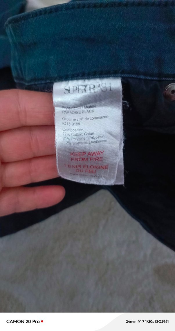 Kadın siyah Normal Kesim Denim Pantolon - Görsel 4