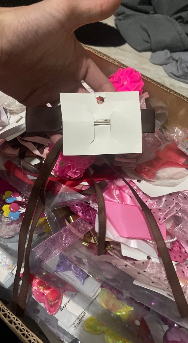 Uzun Kurdeleli Çok Renkli Kadın Saç Aksesuarı - Görsel 2