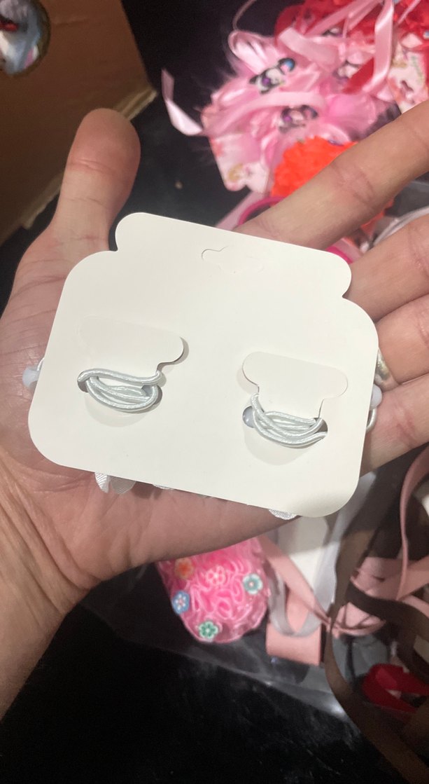 Beyaz Çiçekli Bohem Çocuk Toka Seti - Görsel 2