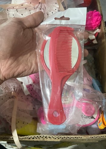 Renkli Elsa Temalı Çocuk Saç Fırçası - Görsel 2