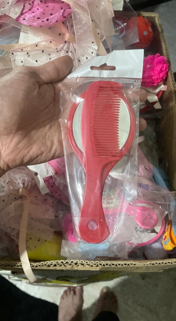 Renkli Elsa Temalı Çocuk Saç Fırçası - Görsel 2