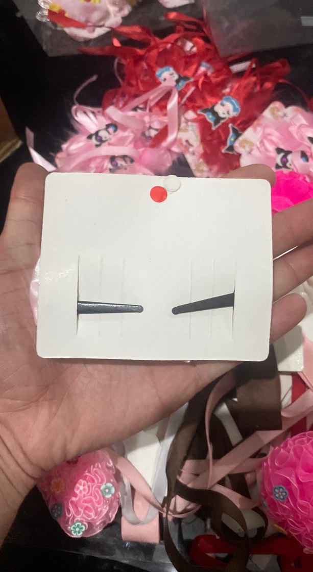 Pembe Fiyonk Detaylı Çocuk Toka - Görsel 2