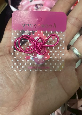 Renkli Balon Desenli Elastik Çocuk Saç Tokası - Görsel 2