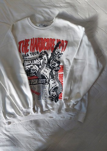 Baskılı Rock Punk Tişört Bershka - Görsel 5