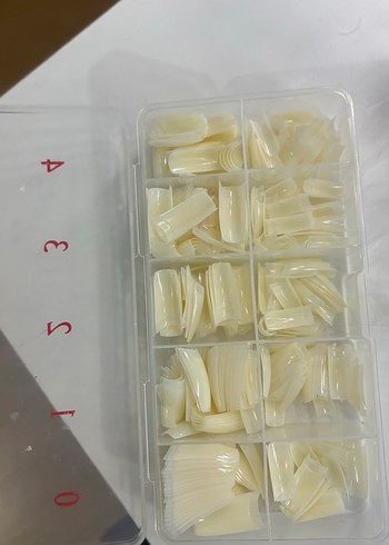 Beyaz Nail Art Tırnak Uçları Seti - Görsel 3