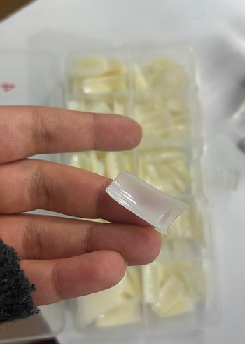 Beyaz Nail Art Tırnak Uçları Seti - Görsel 4