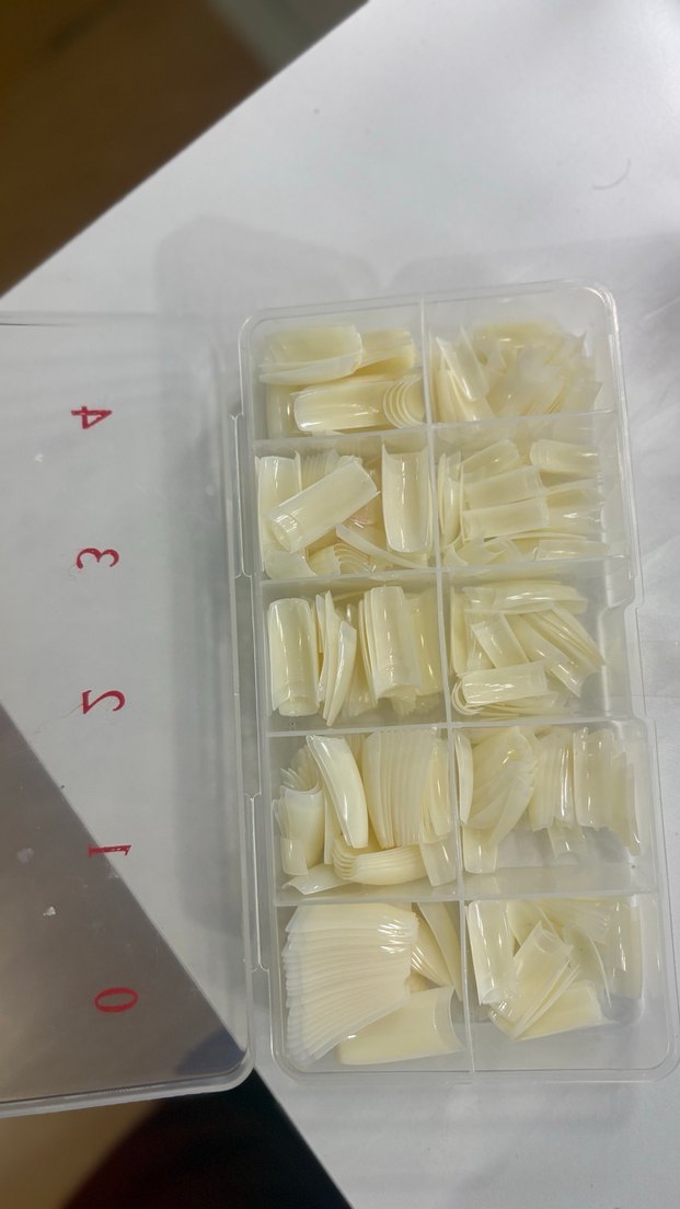 Beyaz Nail Art Tırnak Uçları Seti - Görsel 3