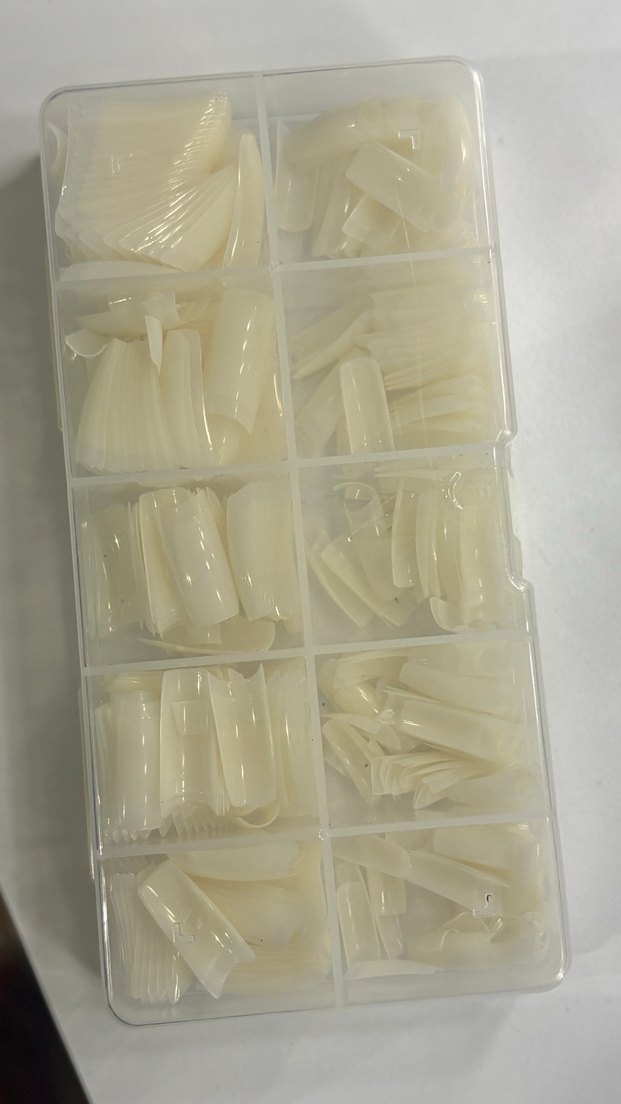 Beyaz Nail Art Tırnak Uçları Seti - Görsel 2