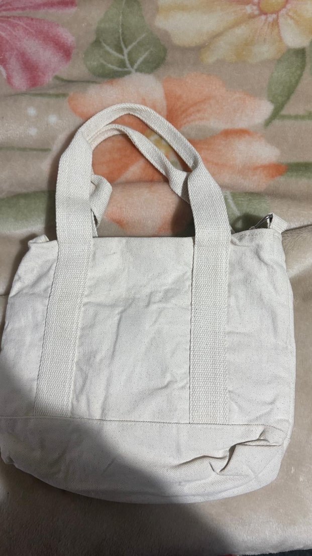 Beyaz Pamuklu 
 Kadın Çanta - Görsel 2