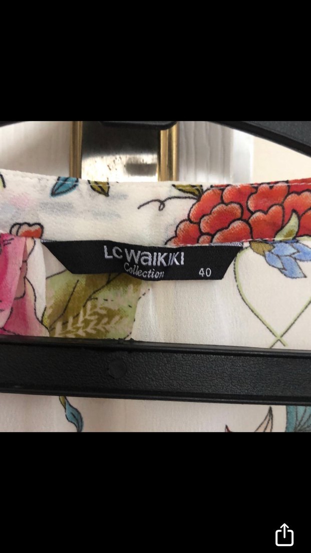 Çiçek Desenli Bohem Kadın Bluz - Görsel 4