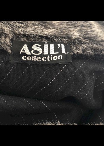 Gri Kürklü Yaka Detaylı Kadın Panço - Görsel 5