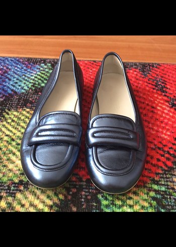 Tokalı Kadın Siyah Blok Topuk Babet - Görsel 2