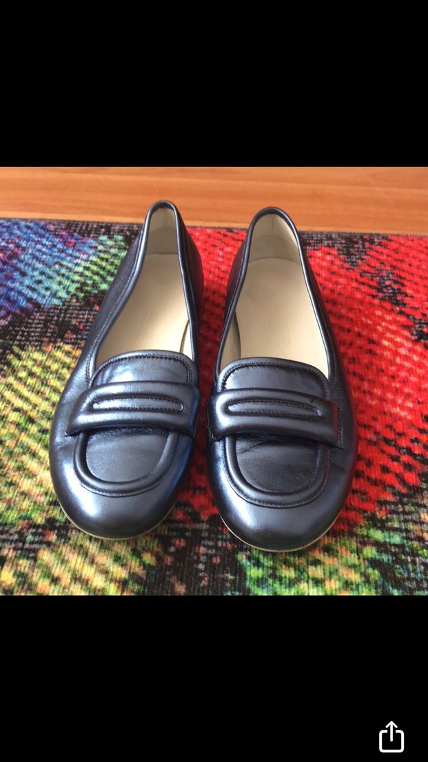 Tokalı Kadın Siyah Blok Topuk Babet - Görsel 2