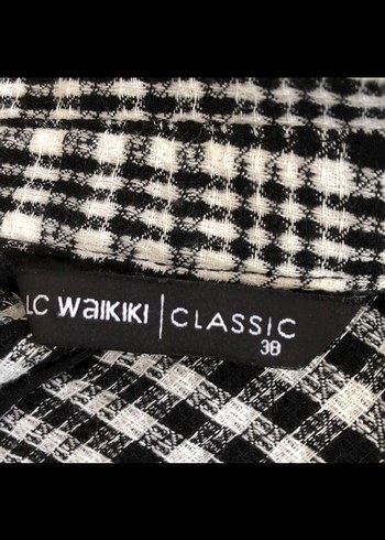 Fermuarlı Gri Ekose Kadın Gömlek - Görsel 7