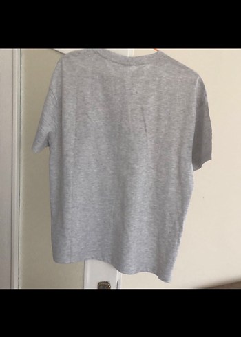 Erkek Gri Kısa Kollu Baskılı Tişört - Görsel 5