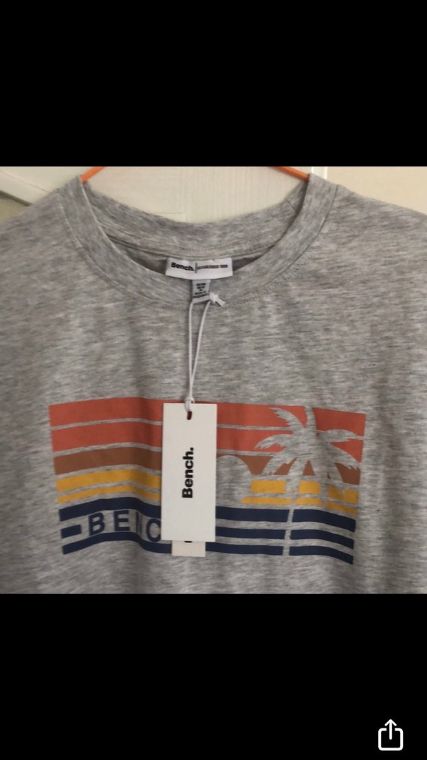 Erkek Gri Kısa Kollu Baskılı Tişört - Görsel 2