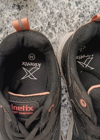 Siyah Bağcıklı Kadın Spor Ayakkabı - Görsel 4