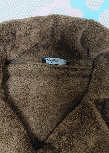 Düğmeli Kahverengi Midi Kadın Kaban - Görsel 3