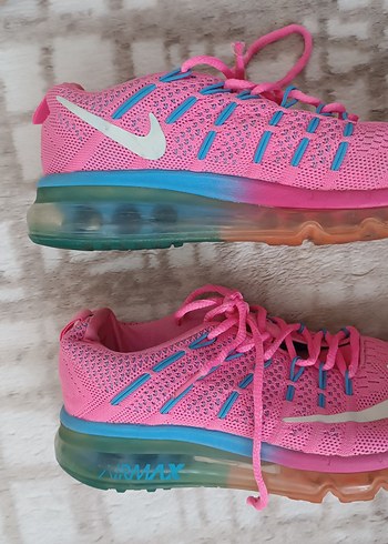 Pembe Bağcıklı Spor Kadın Sneaker - Görsel 4