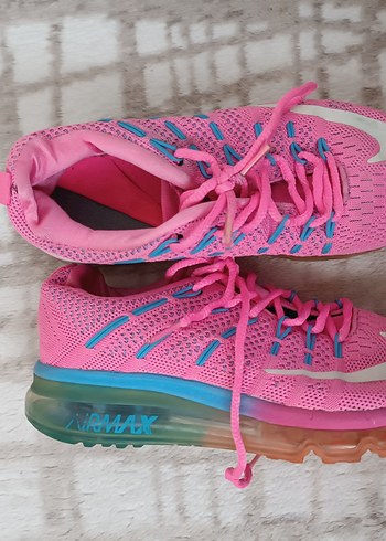 Pembe Bağcıklı Spor Kadın Sneaker - Görsel 2