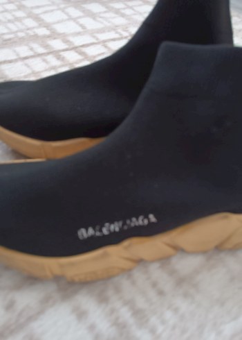 Balenciaga Kadın Siyah Esnek Sneakers - Görsel 4