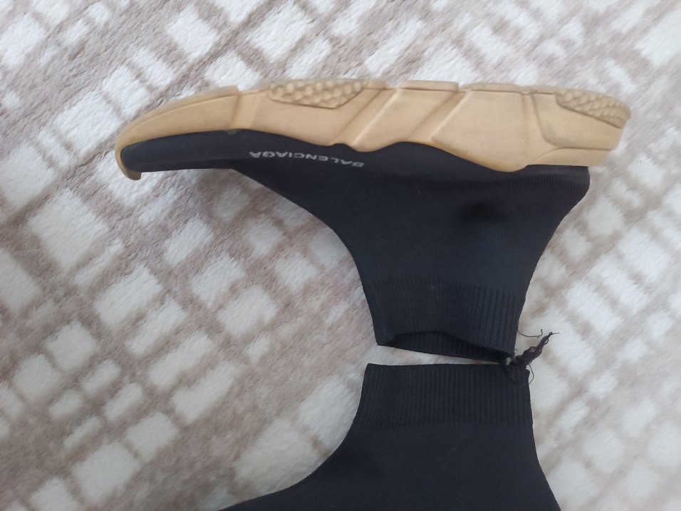 Balenciaga Kadın Siyah Esnek Sneakers - Görsel 2