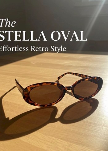 Leopar Desenli Oval Model Kadın Güneş Gözlüğü - Görsel 2