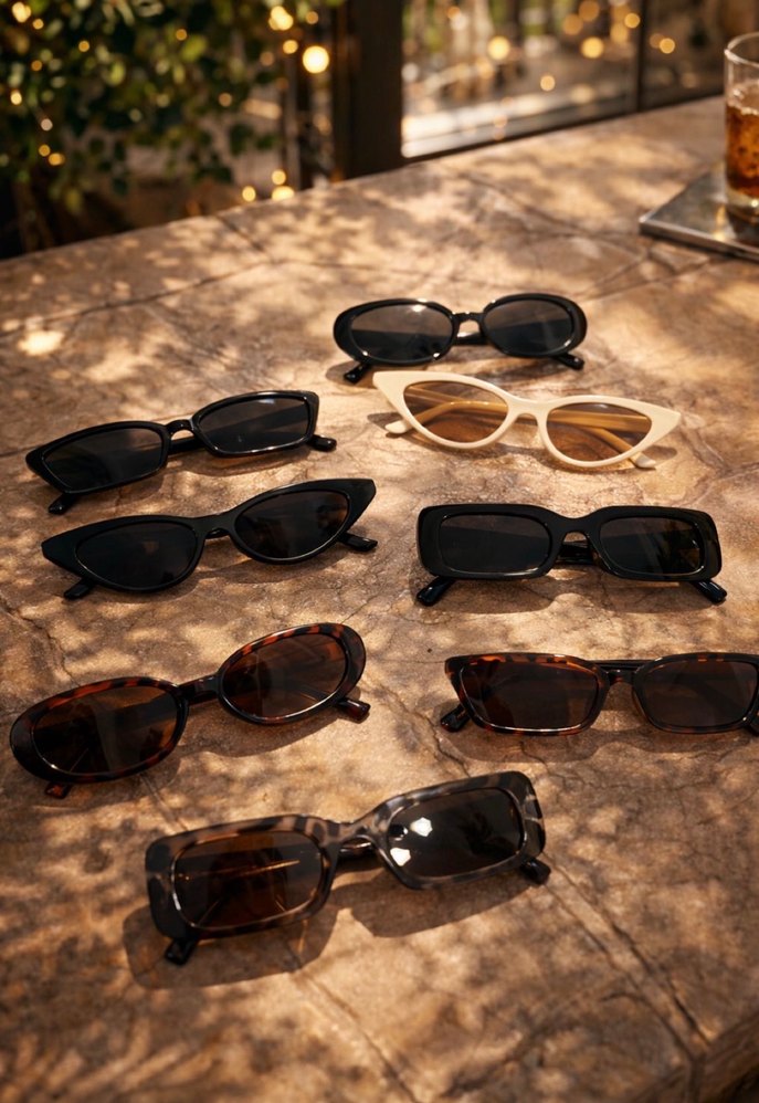 Leopar Desenli Oval Model Kadın Güneş Gözlüğü - Görsel 3