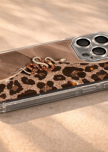 Iphone 14 Pro  Leopar Desenli  Kılıf - Görsel 2