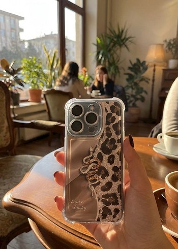 Iphone 14 Pro  Leopar Desenli  Kılıf - Görsel 3