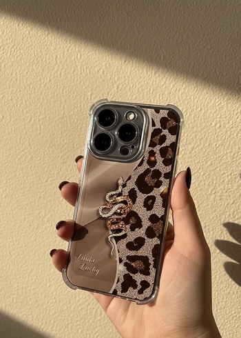 Iphone 14 Pro  Leopar Desenli  Kılıf - Görsel 4