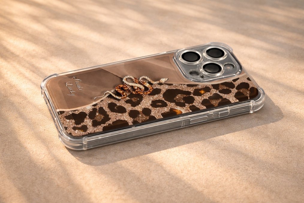 Iphone 14 Pro  Leopar Desenli  Kılıf - Görsel 2