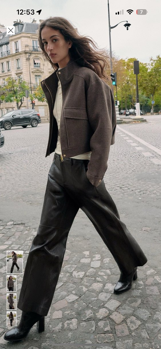 ZARA DİK YAKA YUMUŞAK CEKET - Görsel 4